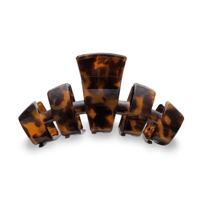 Classic hair clip / medium / tortoise