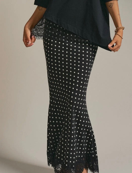 Polka dot skirt