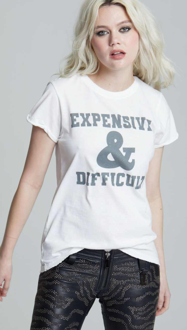 23205 - Expensive & Difficult White Ss Tee
