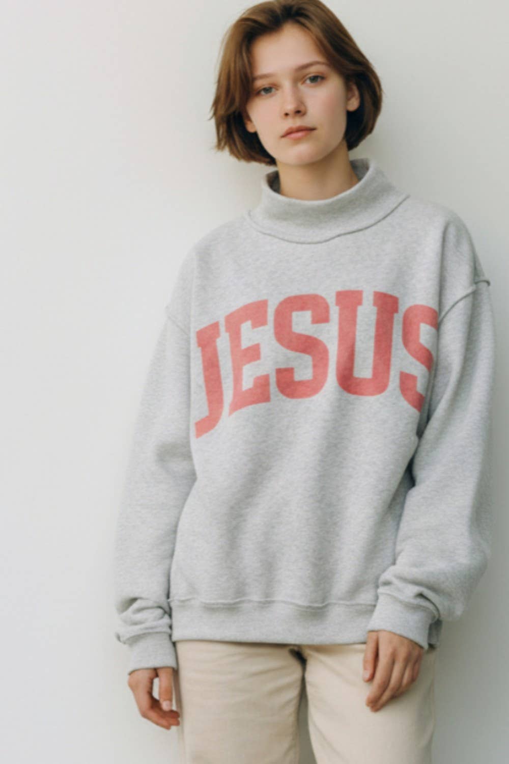 IT2594-JESUS | 'JESUS & GOD IS GOOD' Reversible Sweatshirt