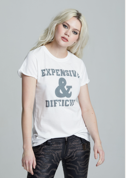 23205 - Expensive & Difficult White Ss Tee