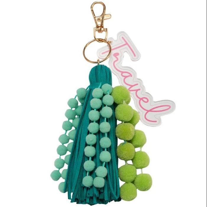 Jane Marie Pom Pom & Tassel Keychains - 5.5'