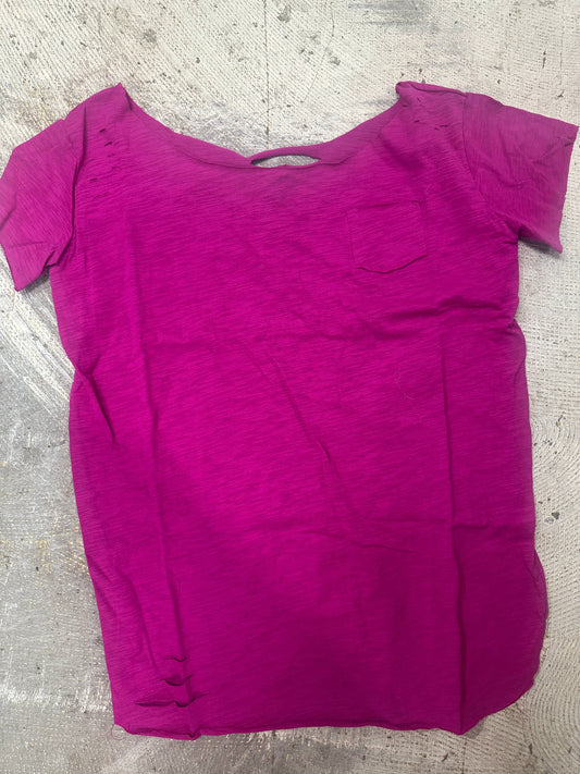 Magenta Rip Tee