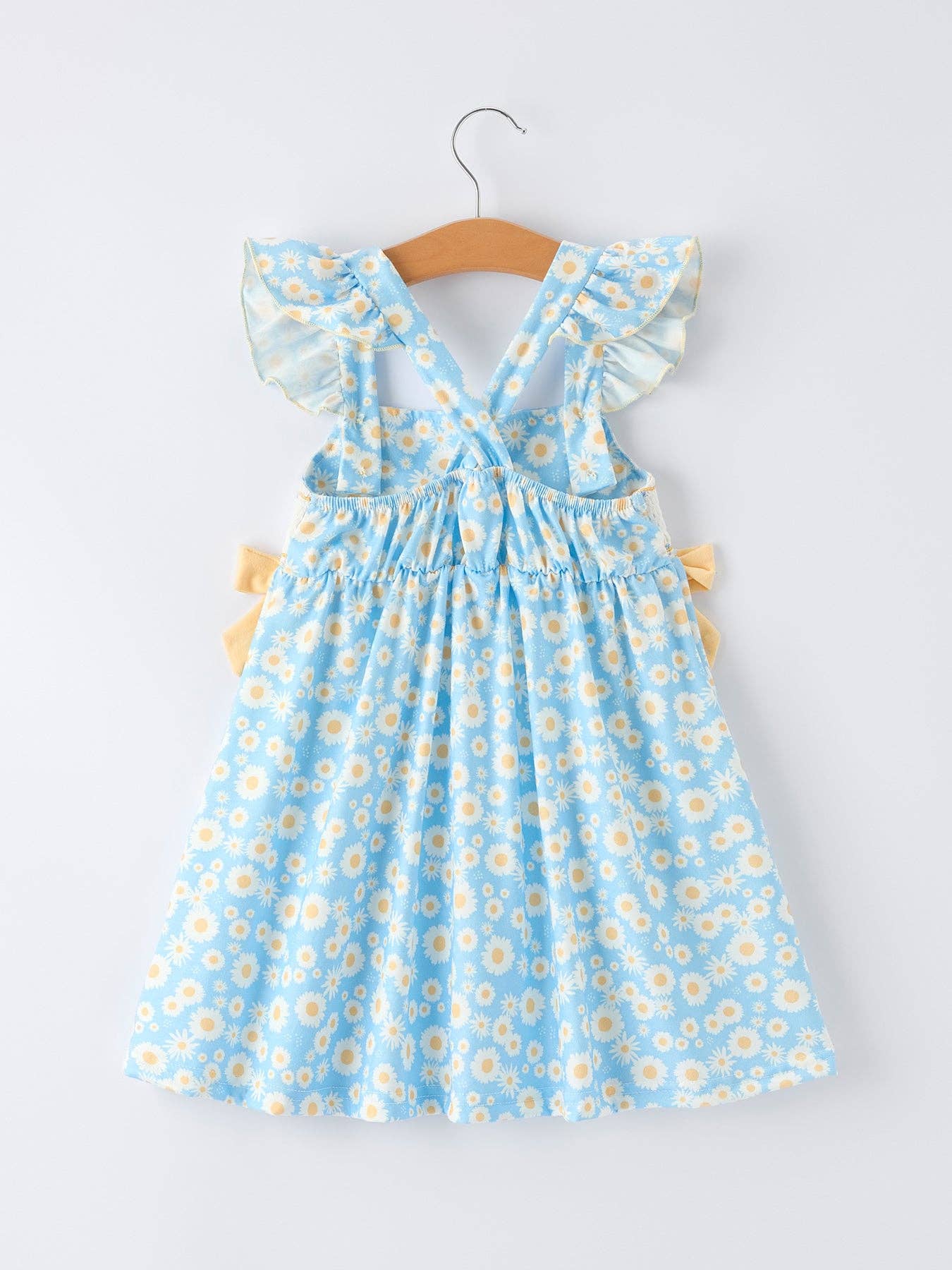 "MAMA'S BESTIE "Daisy Smocked Ruffle Dress: