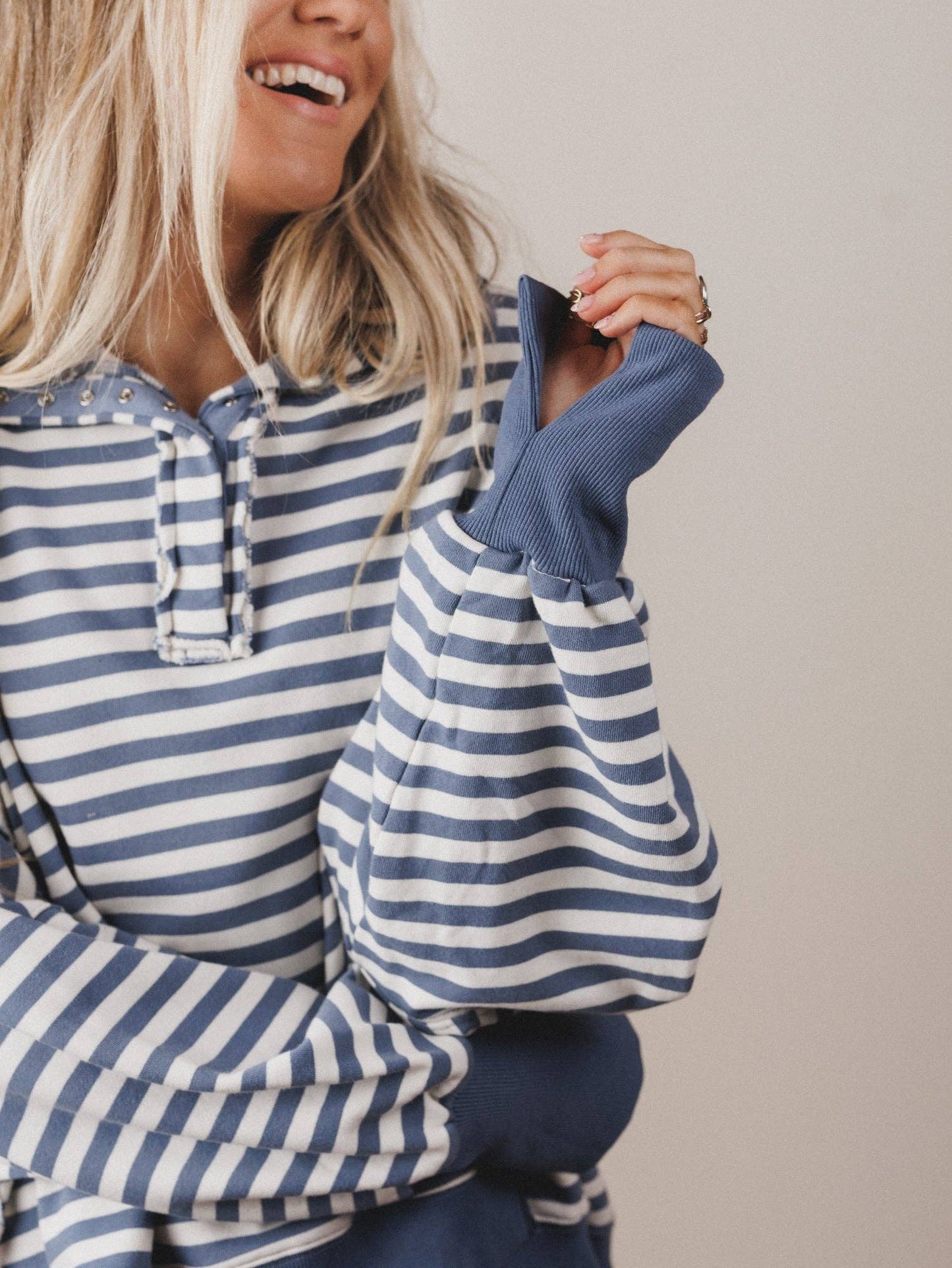 Wander Easy Top - Blue Denim
