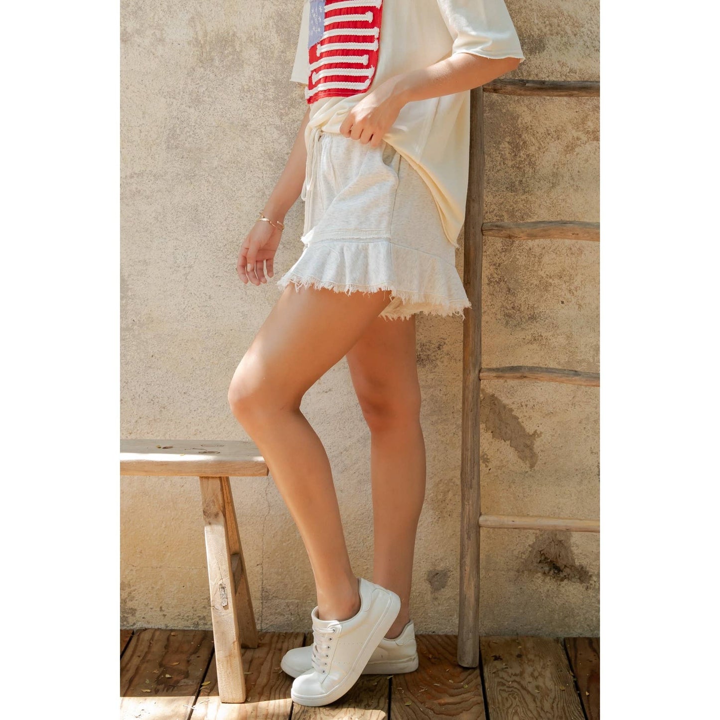 WEEKEND CHILL FRAY SHORTS (SH7067)