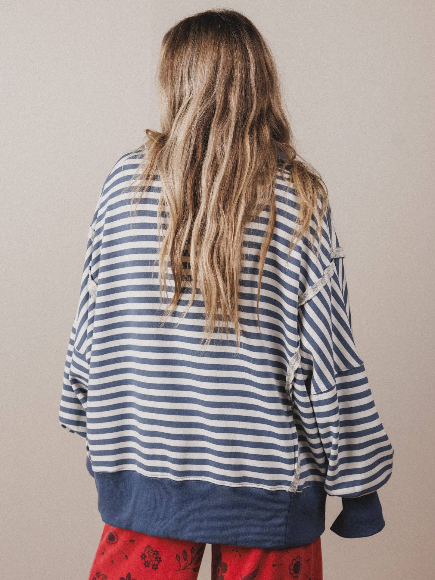Wander Easy Top - Blue Denim