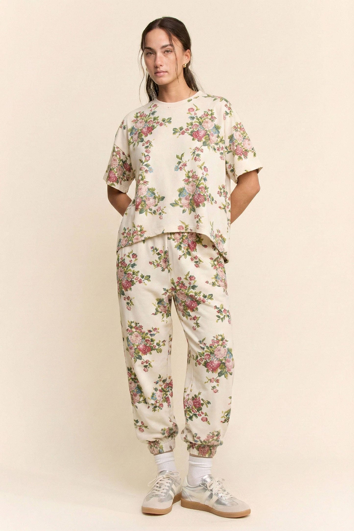 BOUQUET PRINTED SOFT SCUBA SET