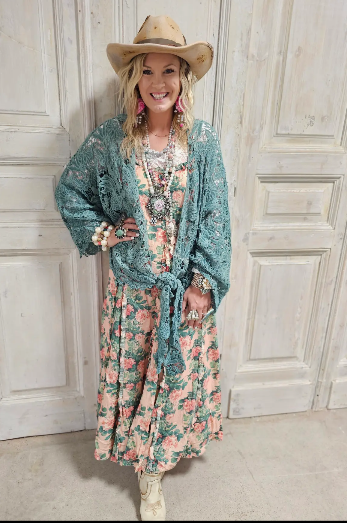 Rare Bird Rose Garden Dress