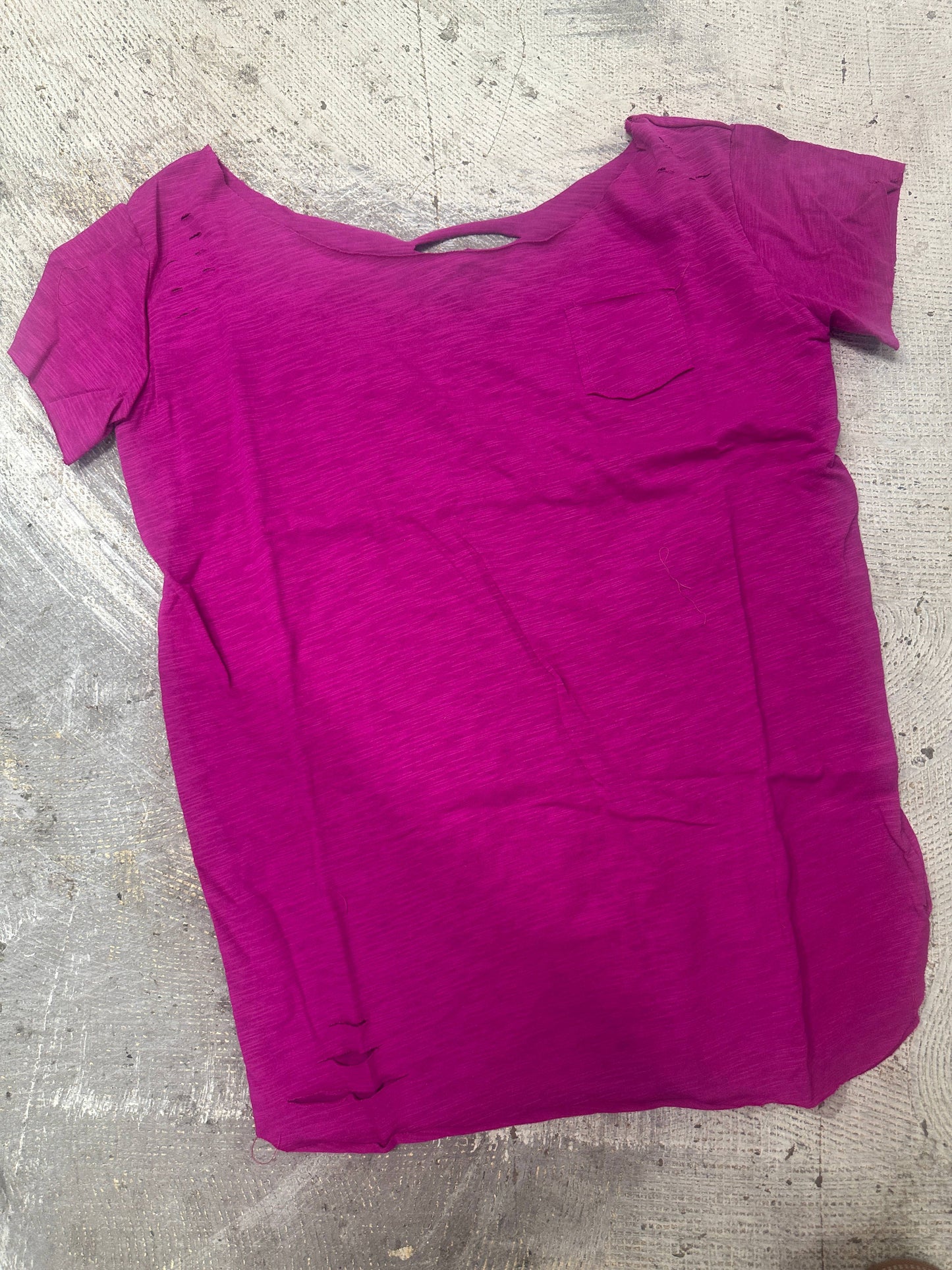 Magenta Rip Tee
