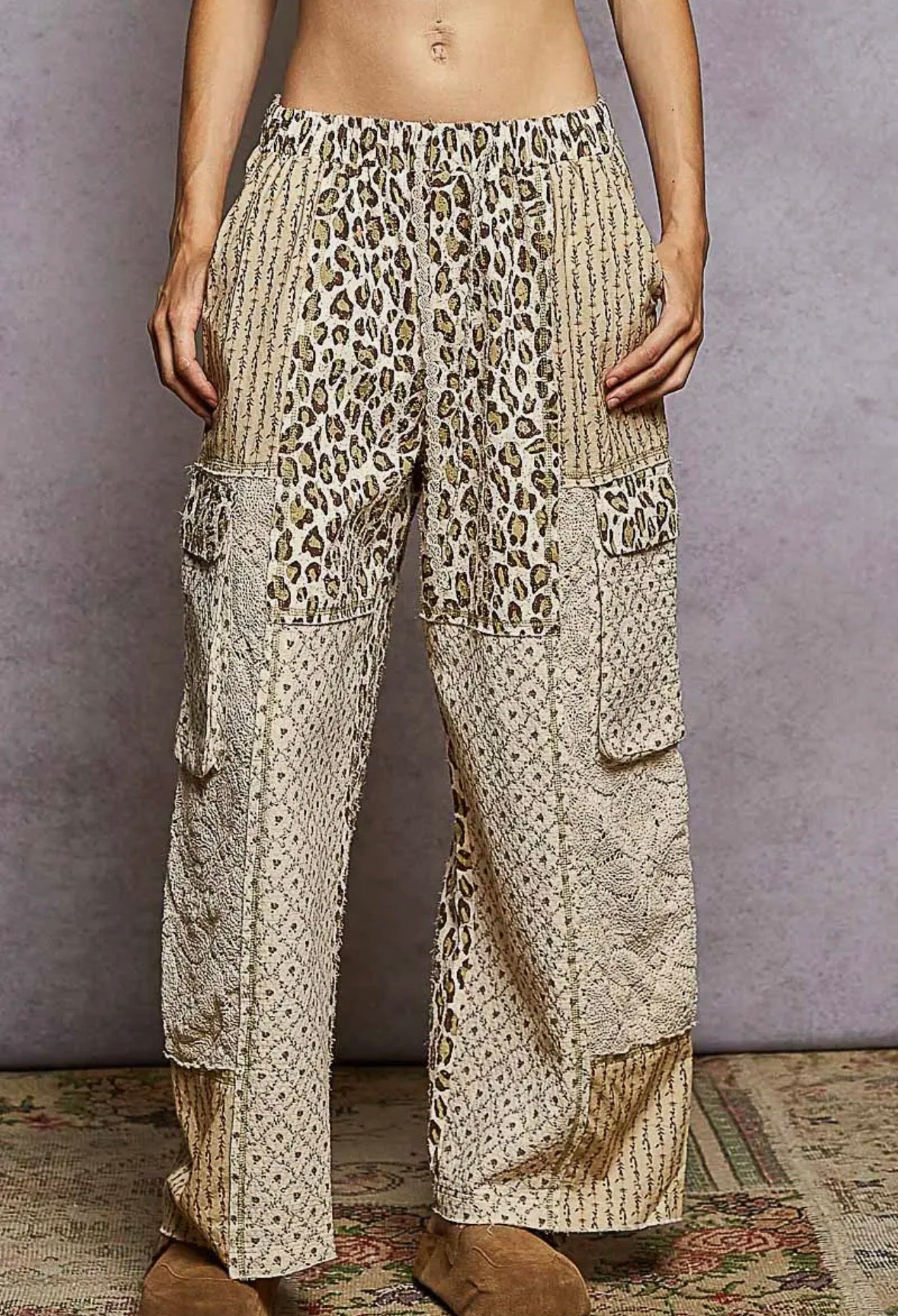 Leopard Pol Pants
