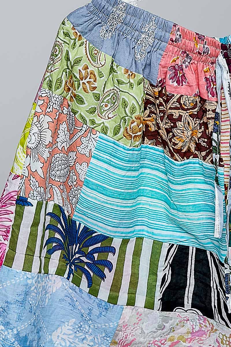 Assorted Printed Woven Elastic Waist Shorts