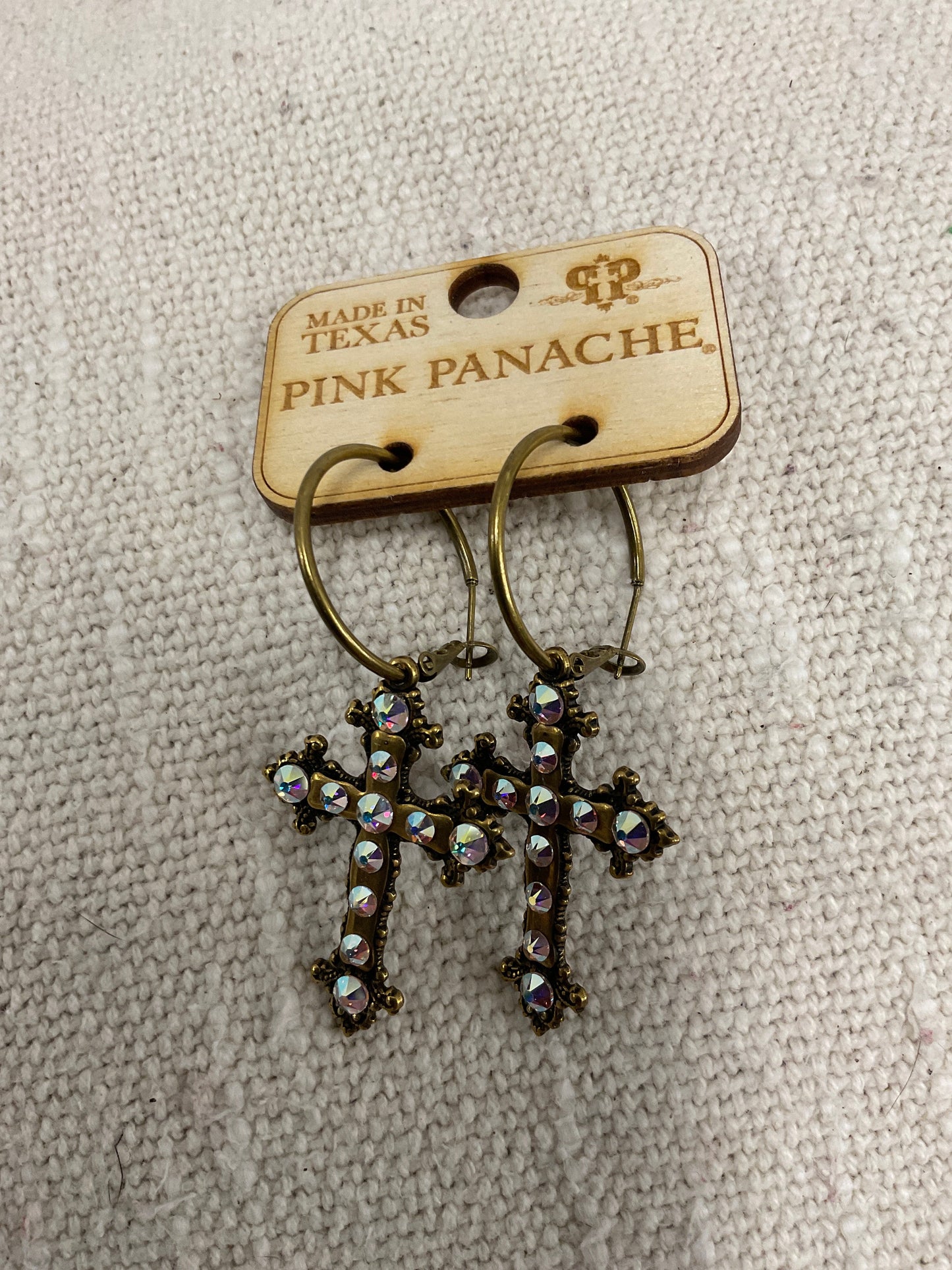 Big cross earrings