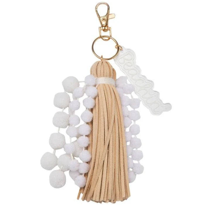 Jane Marie Pom Pom & Tassel Keychains - 5.5'