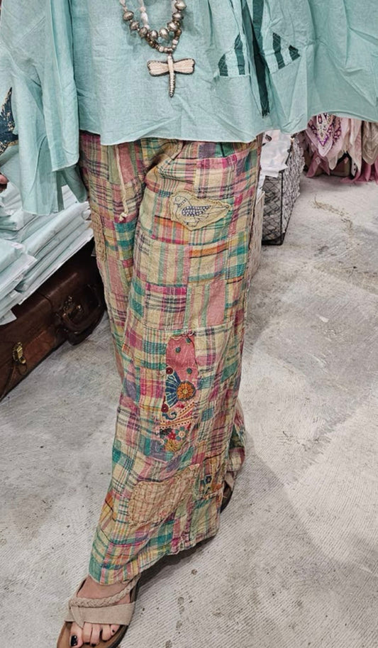 Pink Plaid Rare Bird