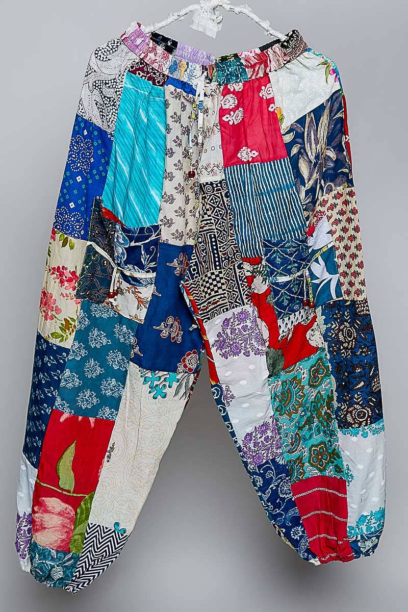 One-of-a-Kind Boho Printed Woven Jogger Pants
