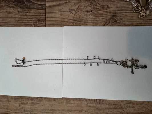 Long Necklace with Charms