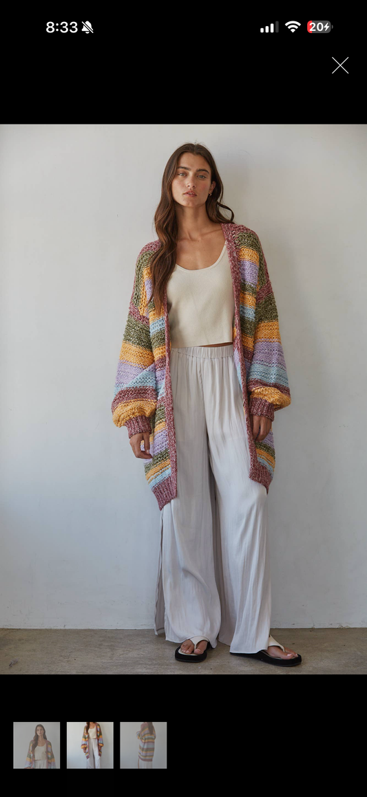 Knit cardigan