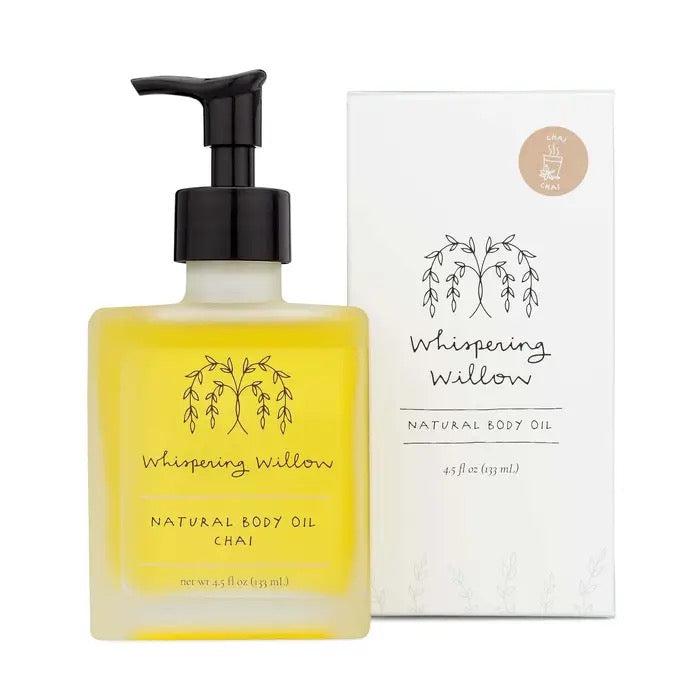 Whispering willow, natural body oil, 4.5 fl oz