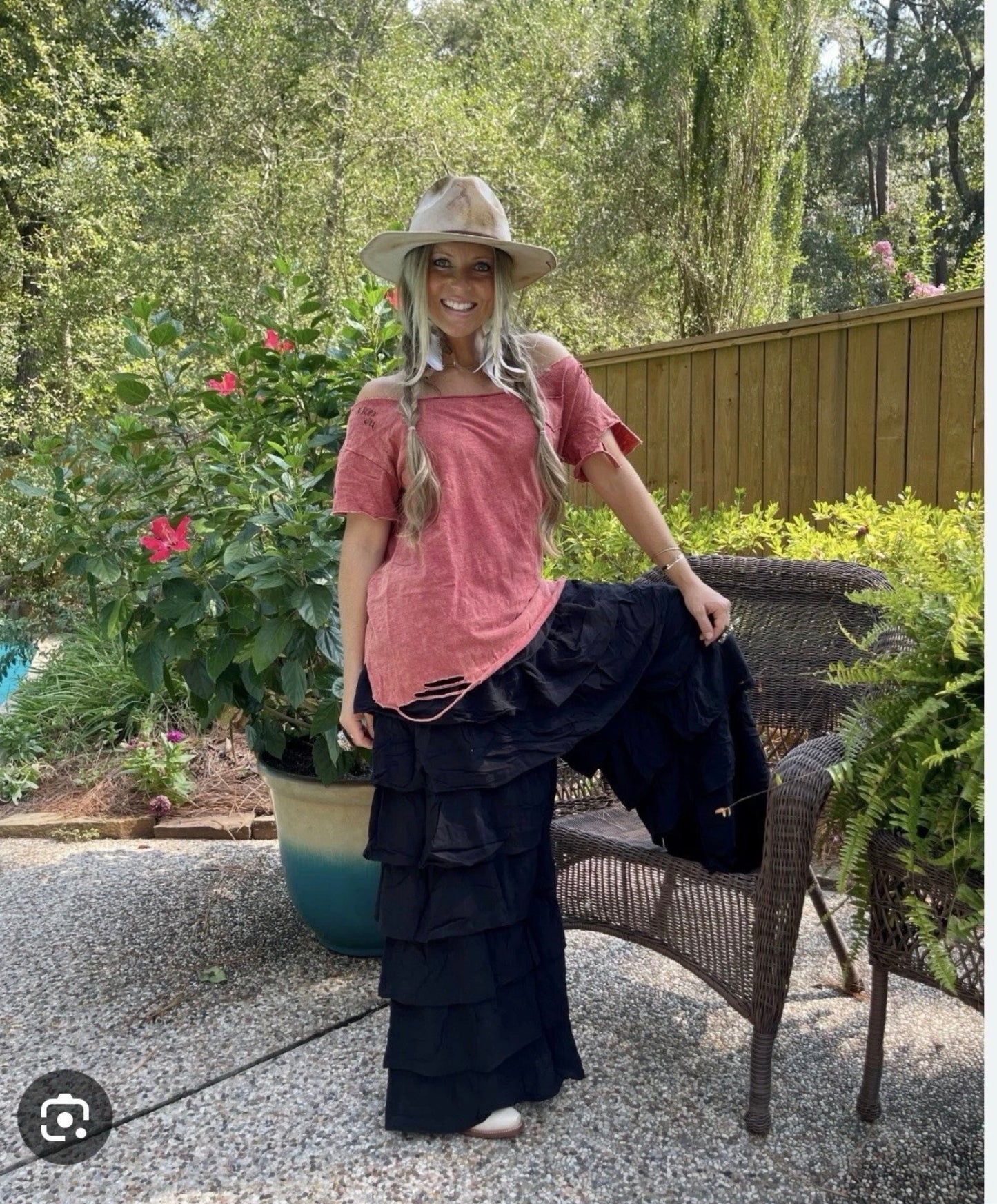 Black Ruffle Pants by A Rare Bird