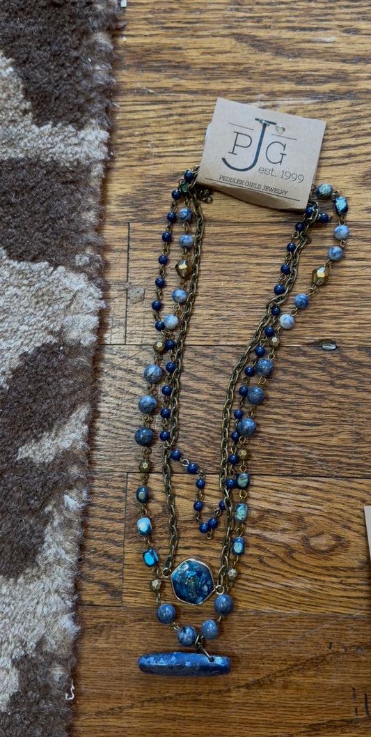 Blue Stone Necklace
