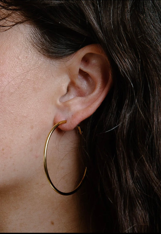 LA-YOU Medium Hoop Earrings