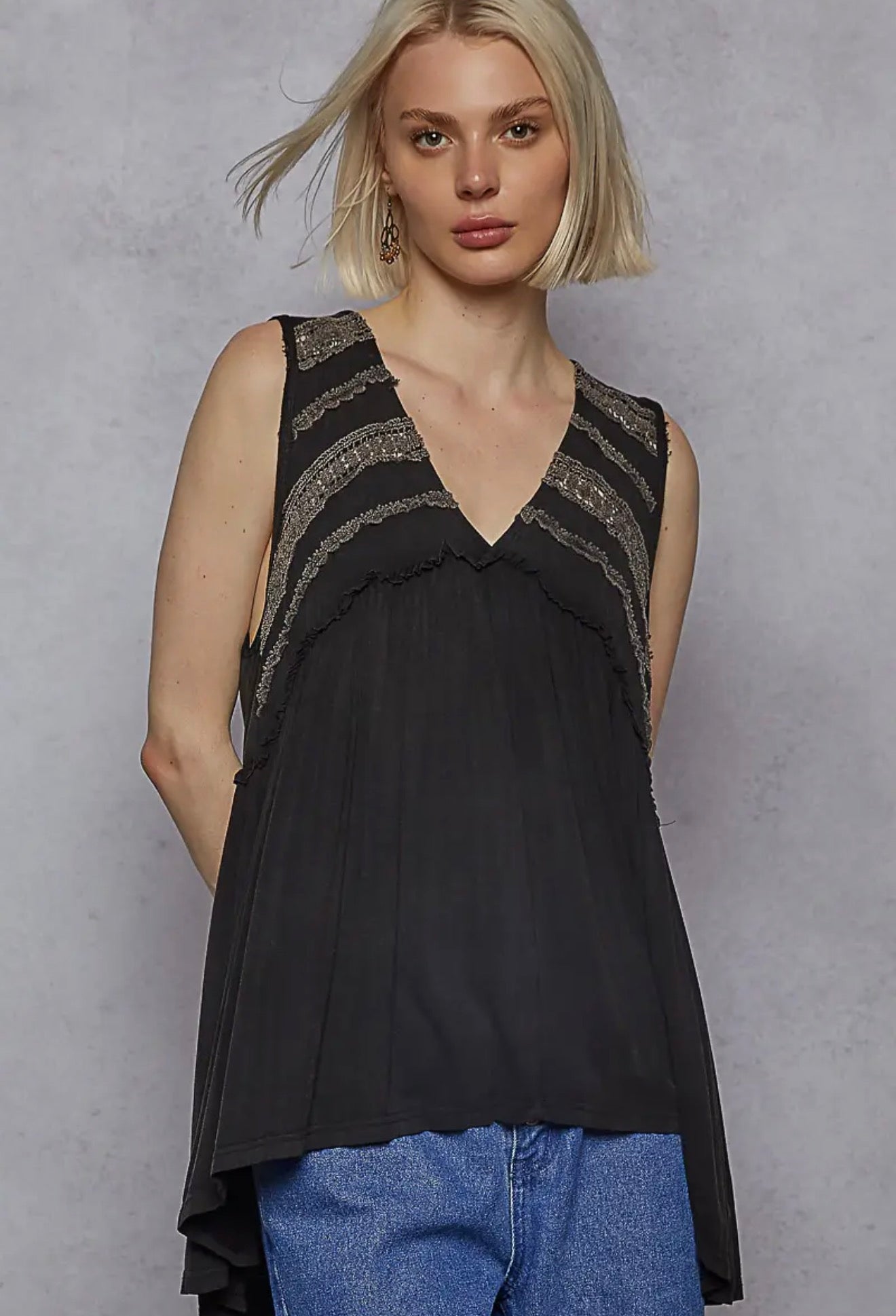 V neck POL tank