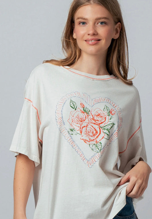 Vintage Heart Tee