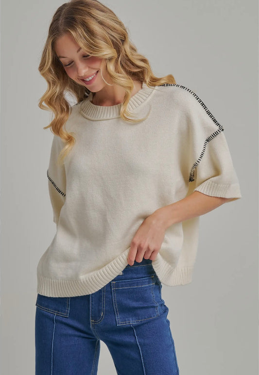 Stitched Sweater