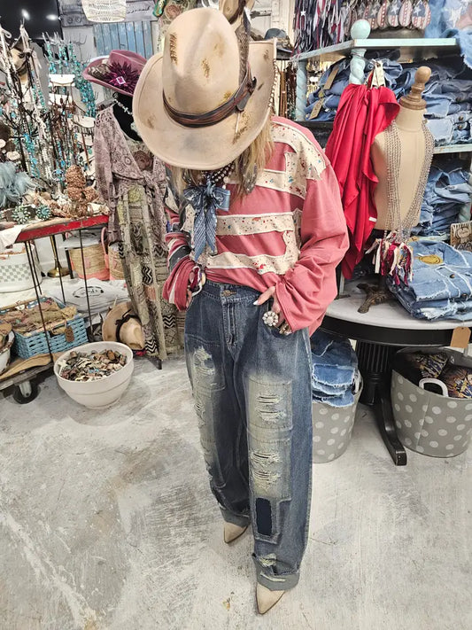 A Rare Bird Grunge Jeans