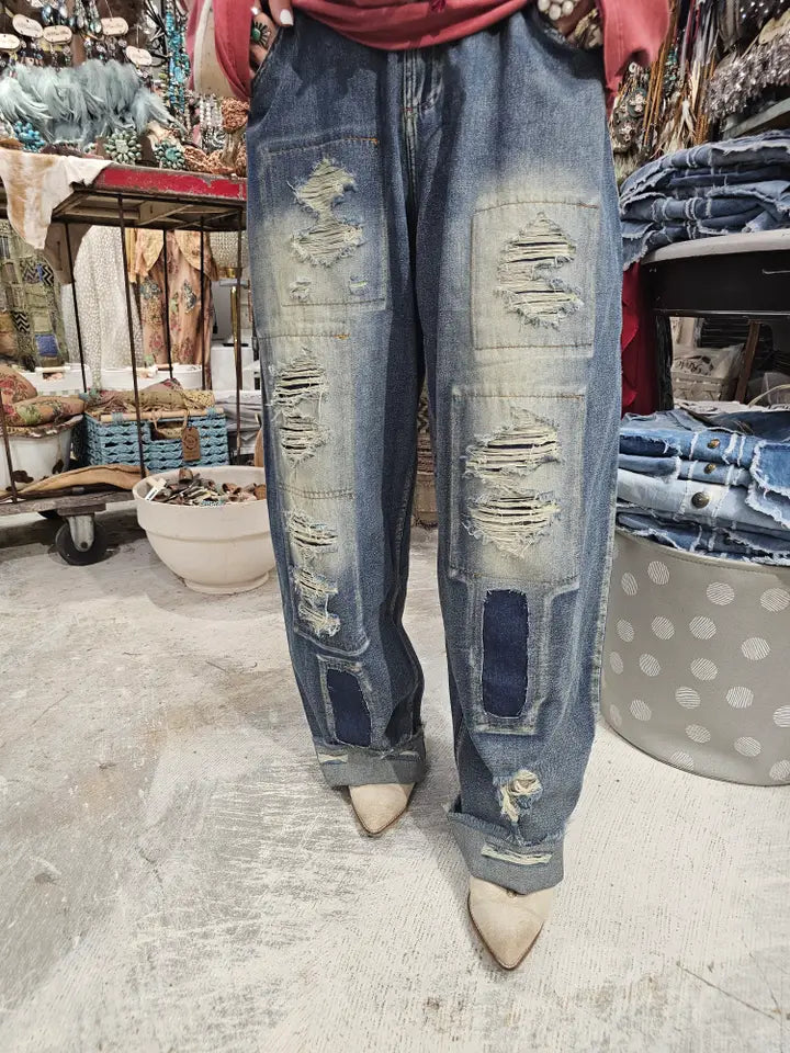 A Rare Bird Grunge Jeans