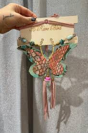 “She’s Abstract” Butterfly Necklace