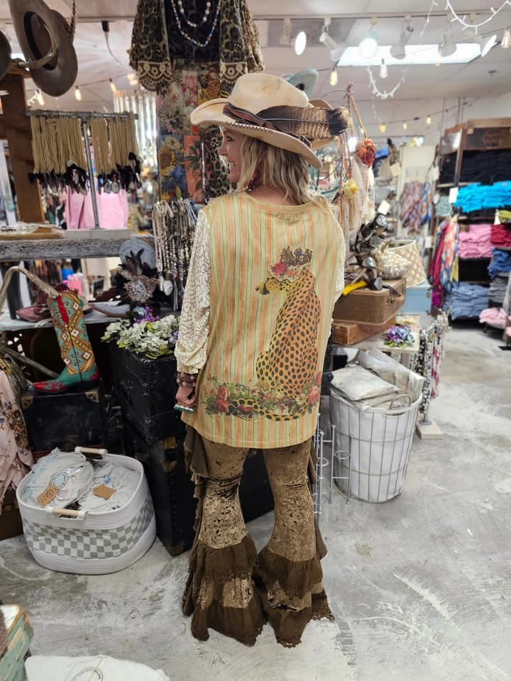 Queen Cheetah Top by A Rare Bird