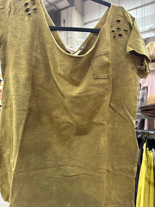 Ripped Tattered Tee by A Rare Bird