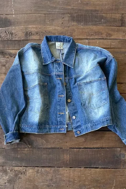 Jaded gypsy venture on denim jacket