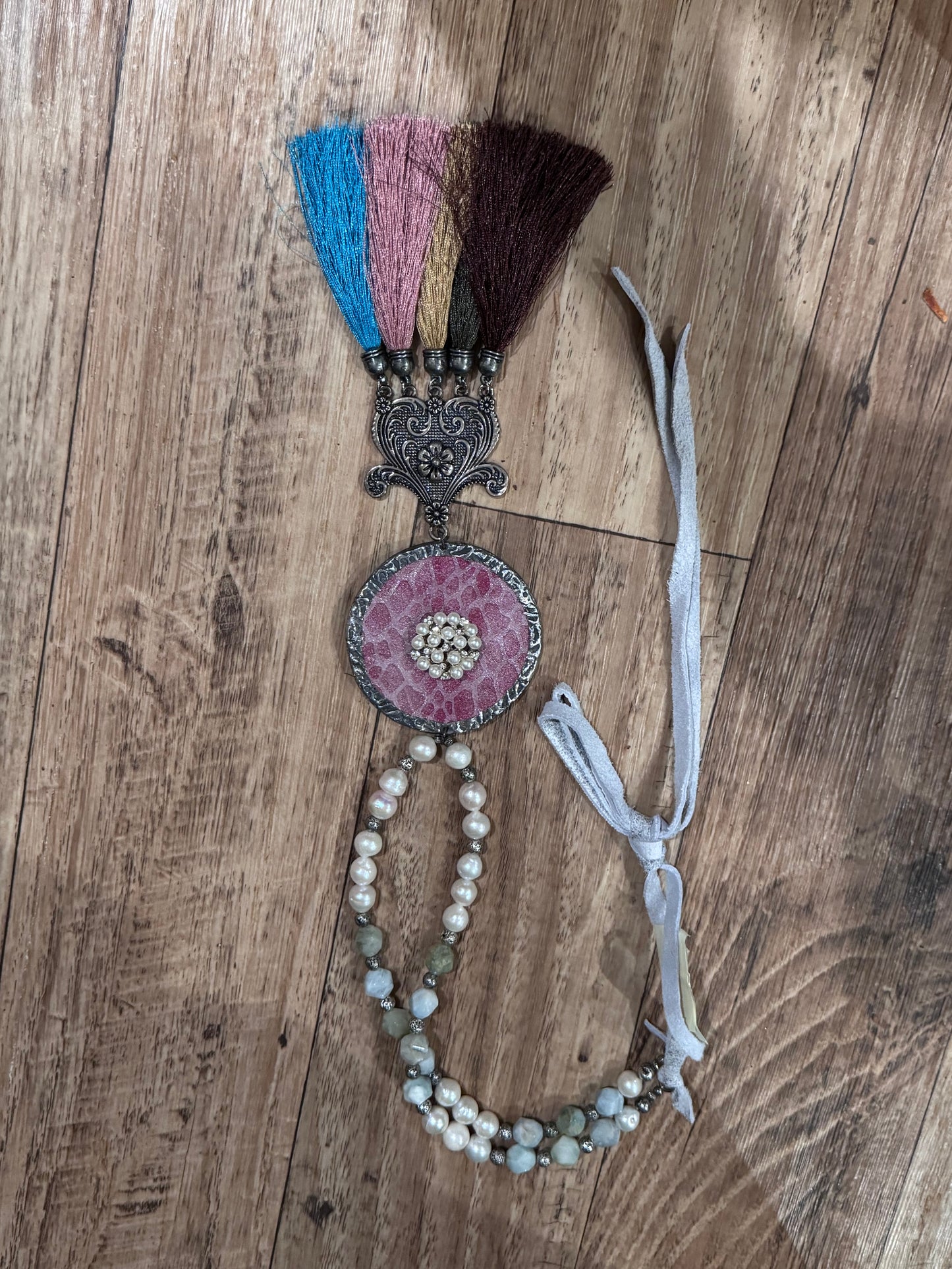 ARB’s Adjustable Necklace with Snakeskin Pendant