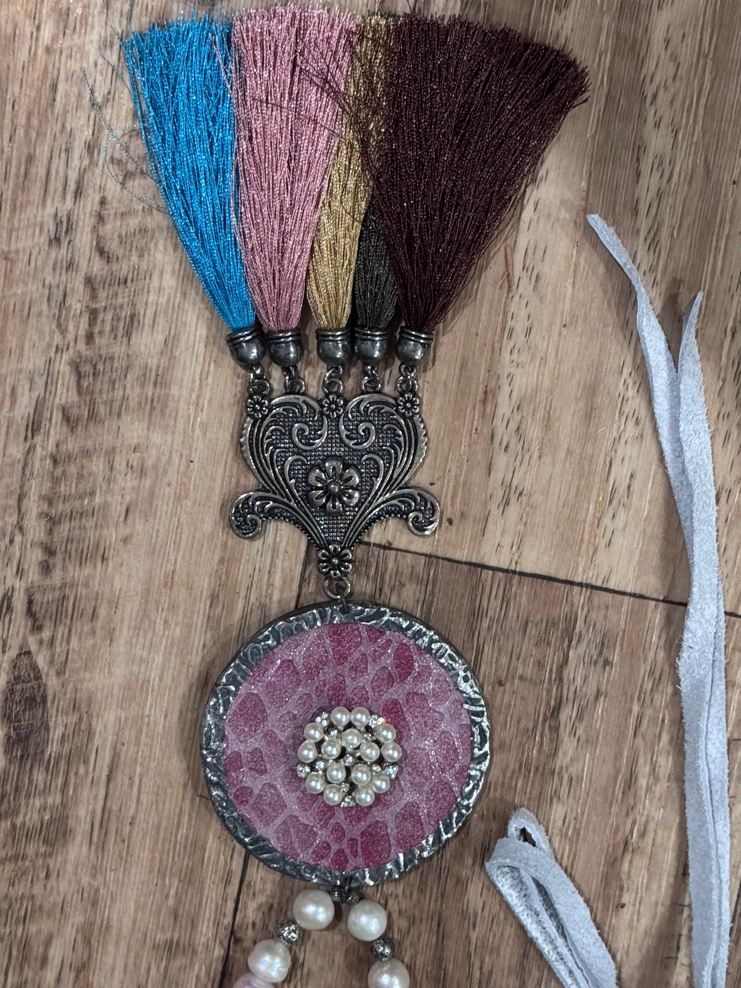 ARB’s Adjustable Necklace with Snakeskin Pendant