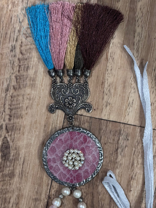 ARB’s Adjustable Necklace with Snakeskin Pendant