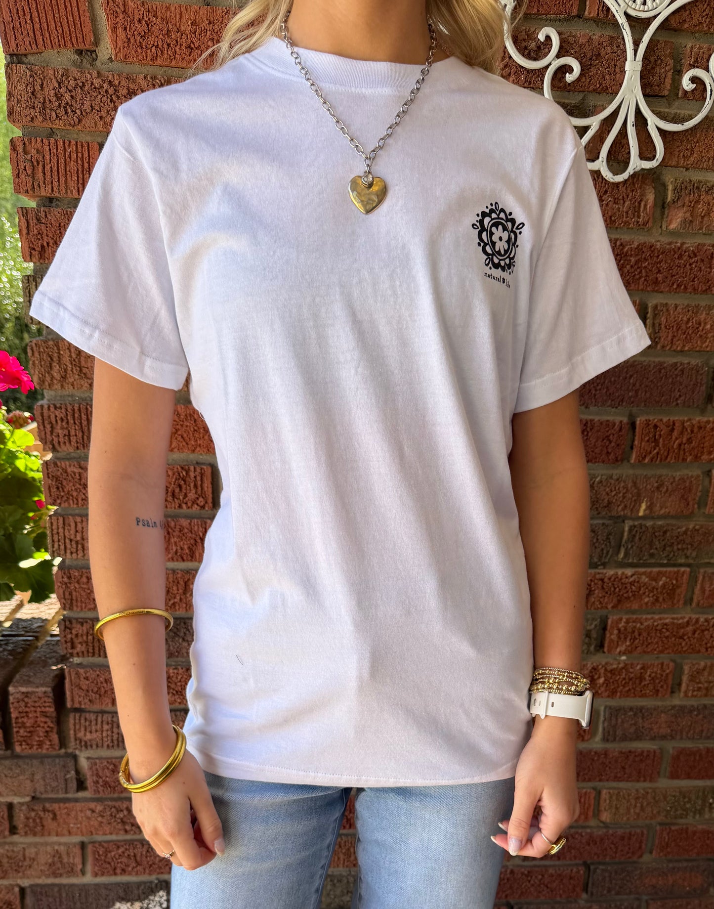 Natural life fish tee