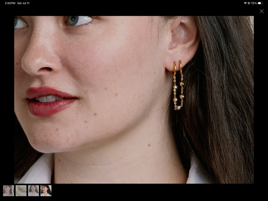 Dottie Double Piercing Earrings