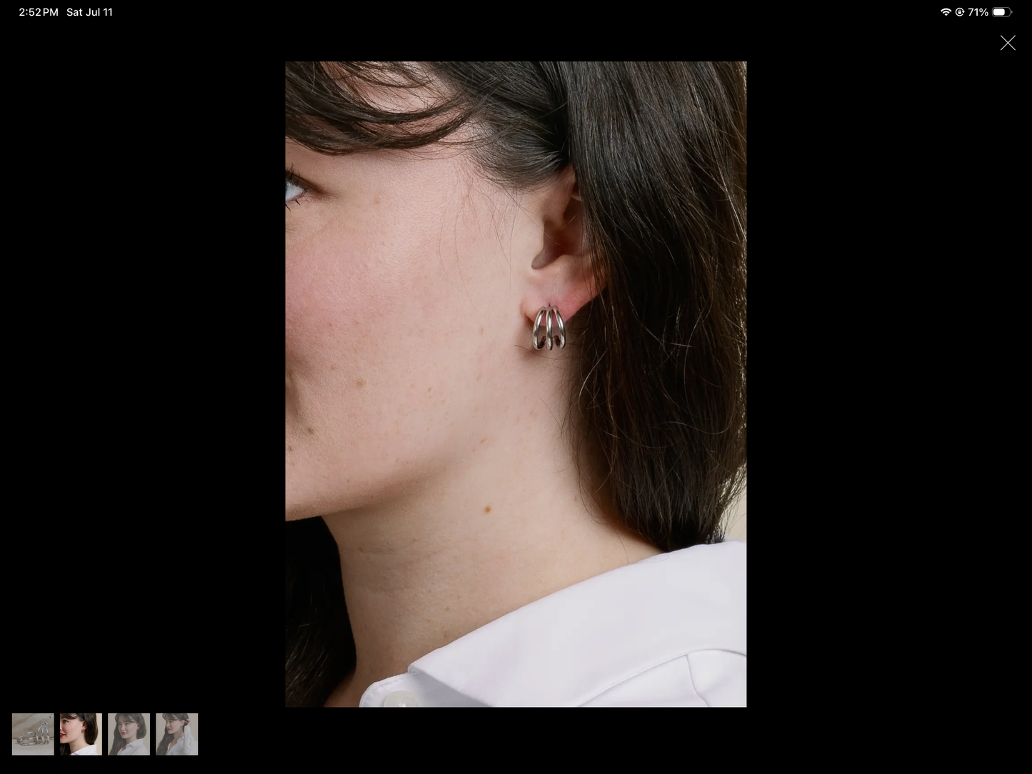 Eden Huggie Earrings