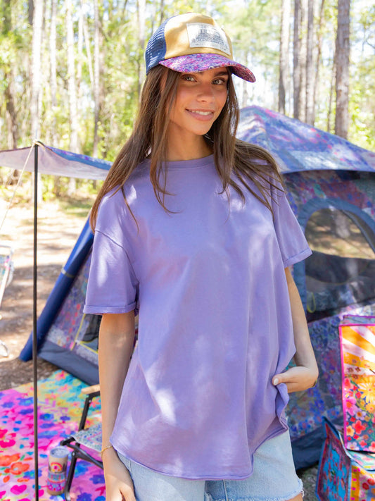 Natural life take it in tee - lavender