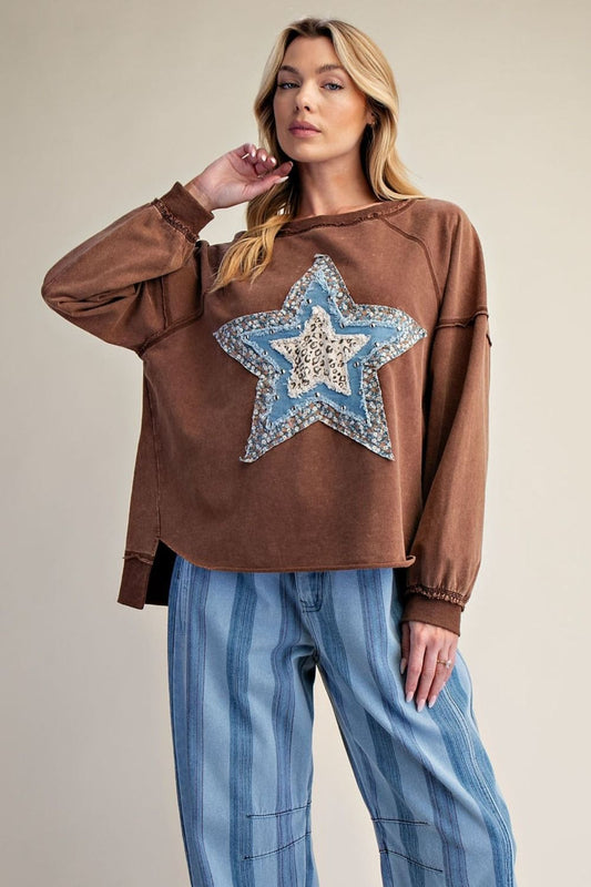 Star Patch Top