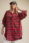 Flannel red foam