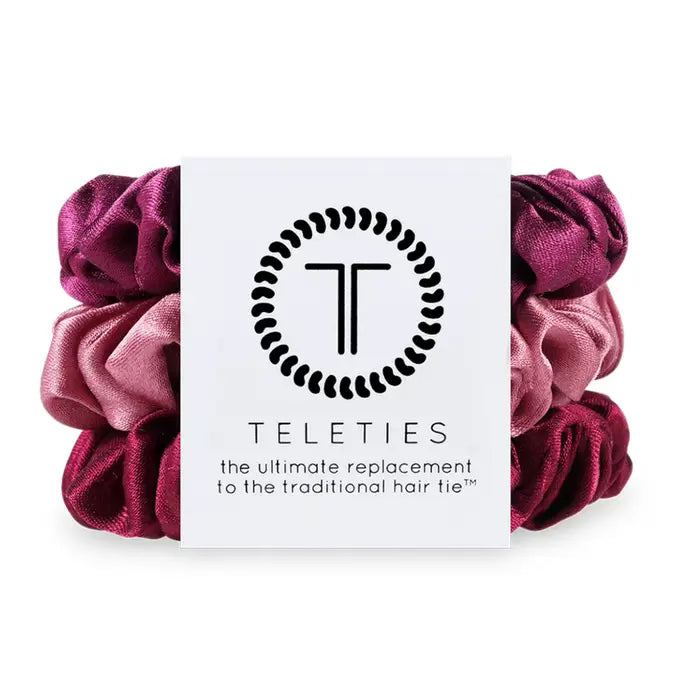 Silk hair scrunchie / small / velvet color