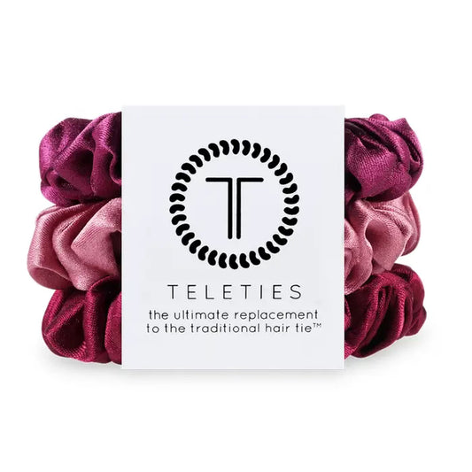 Silk hair scrunchie / small / velvet color