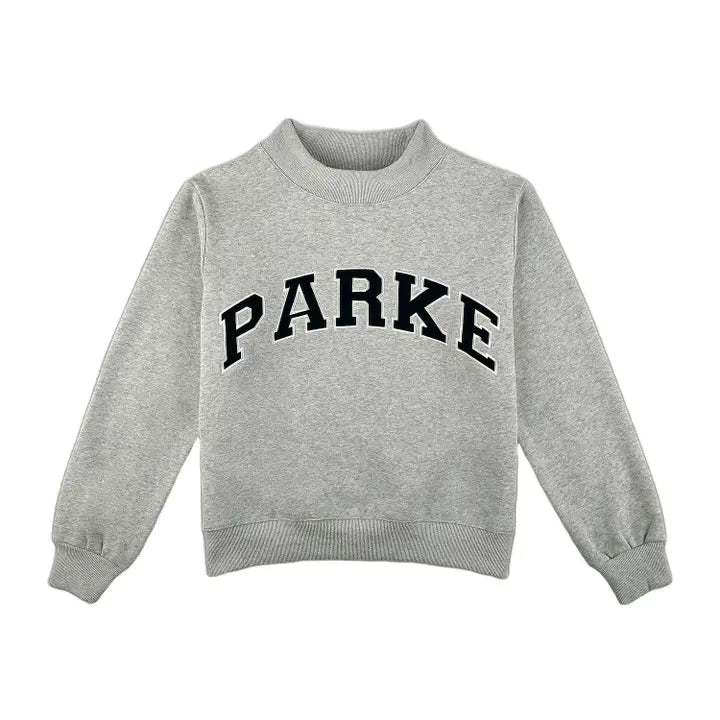 Hidden brand parke mock neck