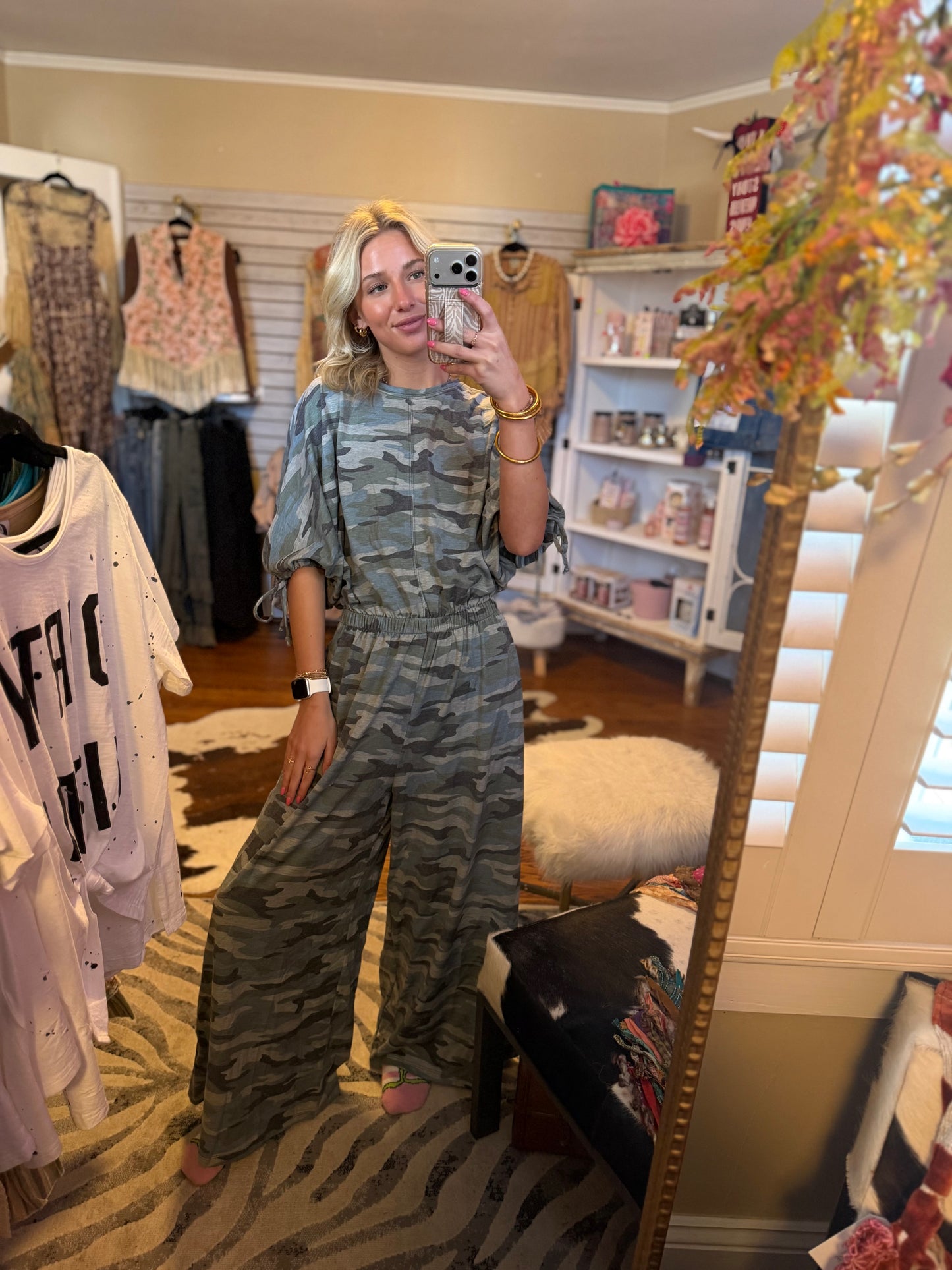 Three Bird Nest  Carolina comfy wide leg jumpsuit