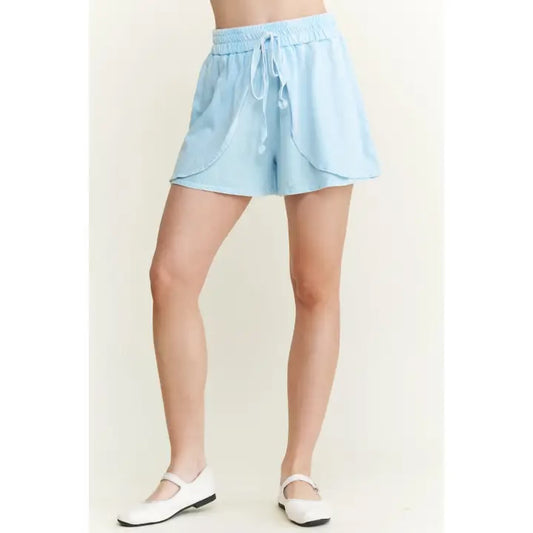 J.her mineral wash light weight skort shorts