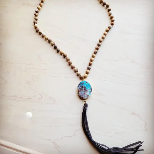 Ocean agate pendant